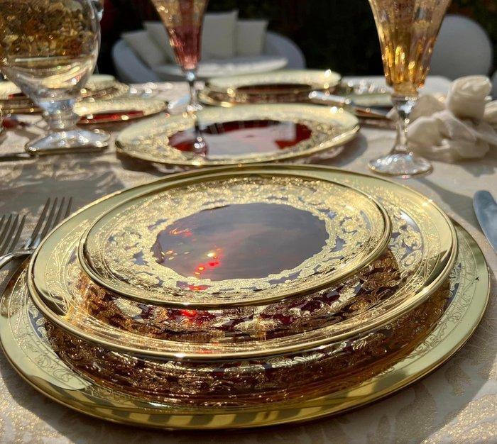 Antica cristalleria muranese - VDV - - Hors doeuvre set (6), Antiek en Kunst, Antiek | Glaswerk en Kristal