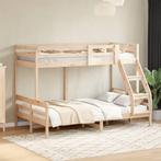 vidaXL Stapelbed massief grenenhout 90x200/120x200 cm, Huis en Inrichting, Verzenden, Nieuw