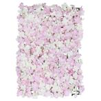 Roze Wanddecoratie Bloemen 60cm, Verzenden, Nieuw
