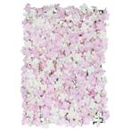 Roze Wanddecoratie Bloemen 60cm, Nieuw, Verzenden