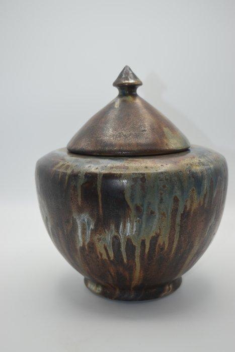 Roger Guérin - Grès de Bouffioulx - Pot à tabac - Grès, Antiek en Kunst, Antiek | Glaswerk en Kristal
