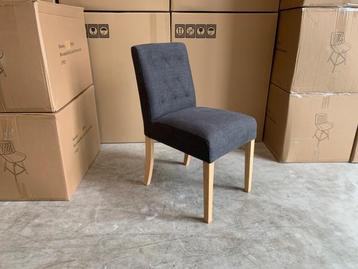 Veiling - Stoel Heart (set van 4) Stof - Antraciet - Eikenho, Huis en Inrichting, Stoelen, Nieuw
