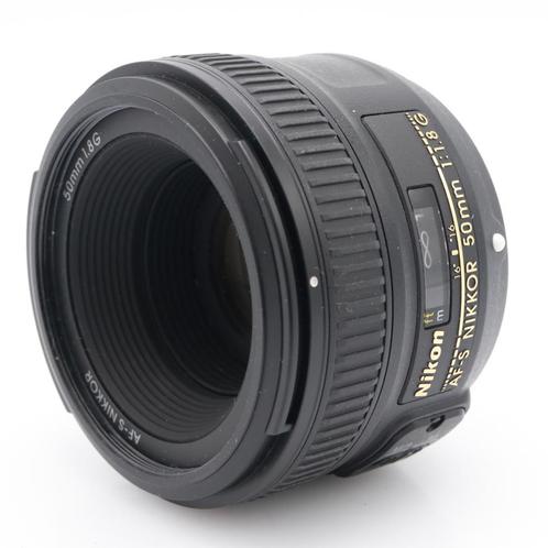 Nikon AF-S 50mm F/1.8G occasion, Audio, Tv en Foto, Foto | Lenzen en Objectieven, Zo goed als nieuw, Verzenden
