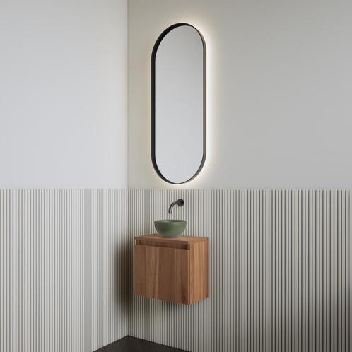 Fonteinset | BWS Leto | Walnut | Waskom Mat Olijf Groen, Doe-het-zelf en Bouw, Sanitair, Overige typen, Nieuw, Ophalen of Verzenden