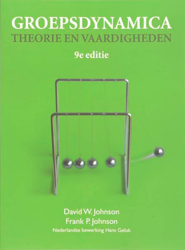 Groepsdynamica 9789043014908 D.W. Johnson, Boeken, Schoolboeken, Gelezen, Verzenden