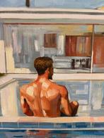 Alexy Berthelot - Confidence nevada pool, Antiek en Kunst, Kunst | Schilderijen | Modern