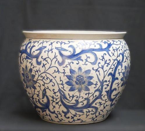 Bloempot - Porselein - grote maat, Antiek en Kunst, Kunst | Designobjecten