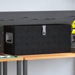 vidaXL Aluminium kist 80x30x35 cm zwart, Doe-het-zelf en Bouw, Gereedschapskisten, Verzenden, Nieuw