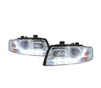 PHARES DAYLIGHT AUDI A4 B6 00-04 CHROMÉ CLAIR, Autos : Pièces & Accessoires, Verzenden