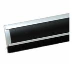 Door-line tochtstrip opbouw 950 mm zwart, Nieuw, Overige materialen, Klink of Kruk