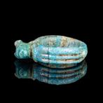 Égypte ancienne Bague en faïence avec un chat (Sans Prix de