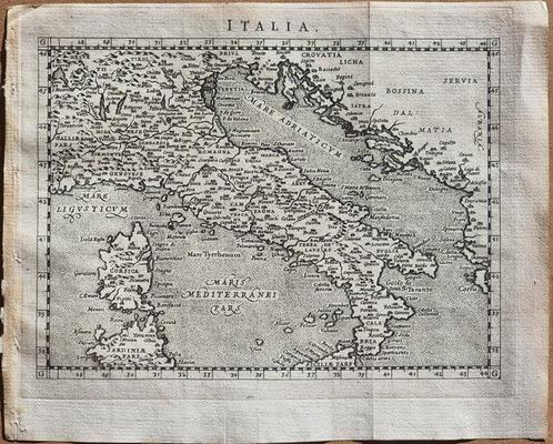 Italië - Italië; Franz Schott (1548-1622) italianizzato, Livres, Atlas & Cartes géographiques