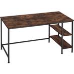 tectake Bureau Donegal 140x60x76,5cm - Industrieel hout donk, Huis en Inrichting, Bureaus, Verzenden, Nieuw