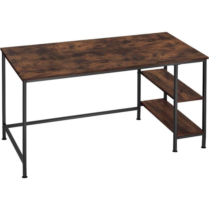 tectake Bureau Donegal 140x60x76,5cm - Industrieel hout donk, Huis en Inrichting, Bureaus, Verzenden