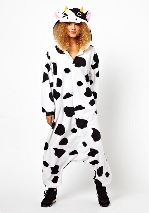 Onesie Koe Pak M-L Koeienpak Kostuum Zwart Wit Gevlekt 170 1, Kleding | Dames, Carnavalskleding en Feestkleding, Nieuw, Ophalen of Verzenden