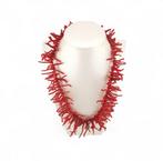 Koraal - Zilver - Halsketting - ambachtelijke bewerking, Nieuw