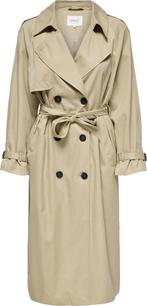 ONLY JAS ONLCHLOE TRENCHCOAT DOUBLE B. OTW NOOS- Maat S, Kleding | Dames, Jassen | Winter, Verzenden, Nieuw