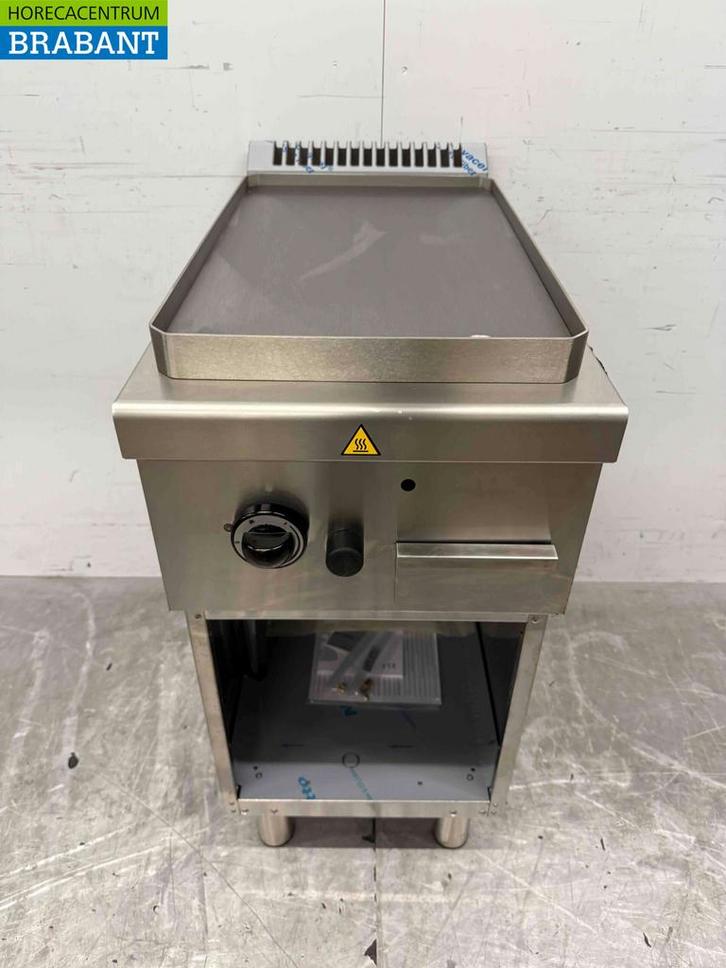 MBM RVS Bakplaat Grillplaat 40 cm GAS Horeca, Zakelijke goederen, Horeca | Keukenapparatuur, Ophalen of Verzenden