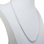 Collier - 18 carats Or blanc - 4.02ct. tw. Diamant, Handtassen en Accessoires, Kettingen, Nieuw