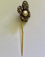 Broche - 18 karaat Geel goud, Witgoud - Victoriaanse antieke