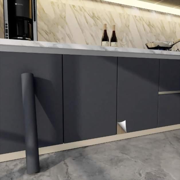 Zelf je keukenkastjes wrappen met wrapfolie? Interieurfolie, Doe-het-zelf en Bouw, Zeil en Folie, Nieuw