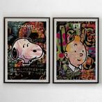 Josh Mahaby (1982) - Snoopy nº 5 + Tintin pour Rabanne (LOT