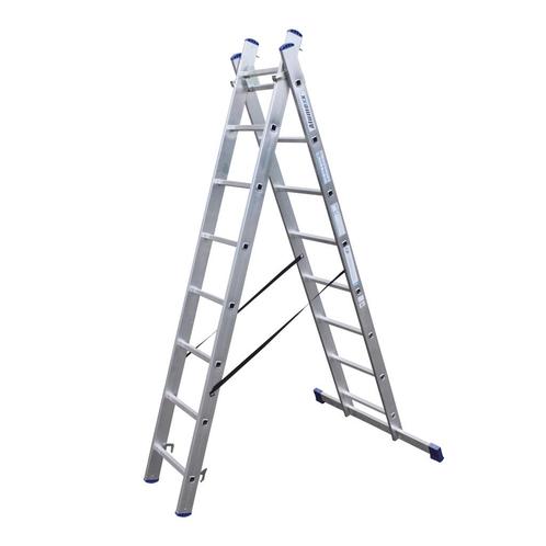 Alumexx ladder 2 delig, Doe-het-zelf en Bouw, Ladders en Trappen, Nieuw, Verzenden