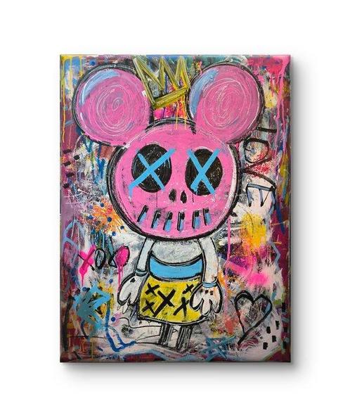 Wigulins Art - Rebell Mouse (XXL), Antiek en Kunst, Kunst | Schilderijen | Modern