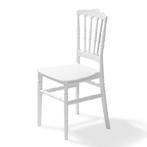 Wedding Chair Napoleon | Wit | Stapelbaar |, Verzenden, Nieuw in verpakking