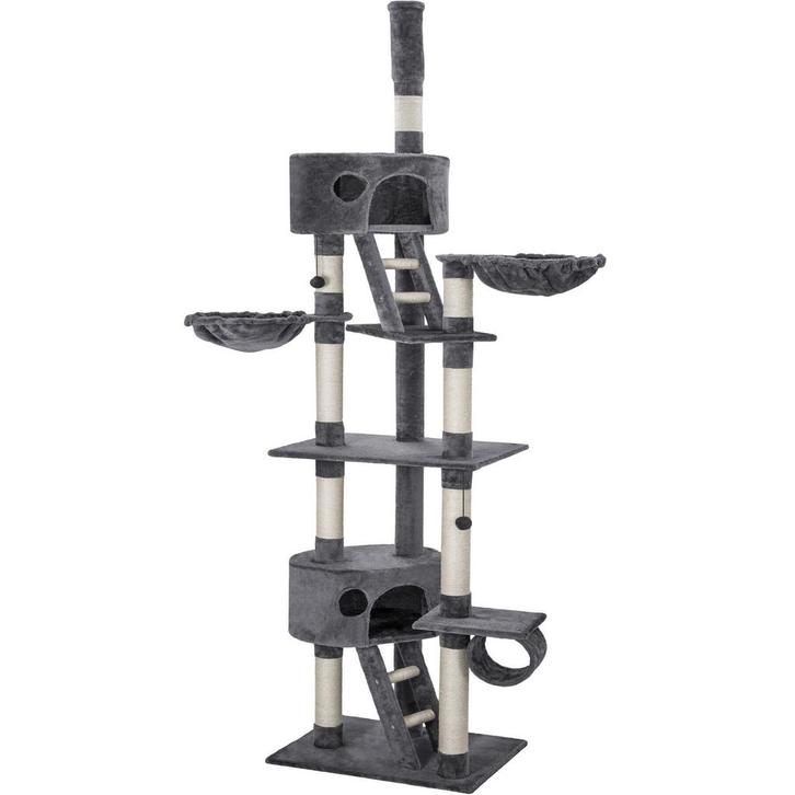 tectake Krabpaal Hansi 260cm - grijs, Animaux & Accessoires, Accessoires pour chats, Envoi