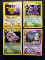 Pokémon - 4 Card - Muk, Slowking, Weezing, Zapdos Holo -, Nieuw