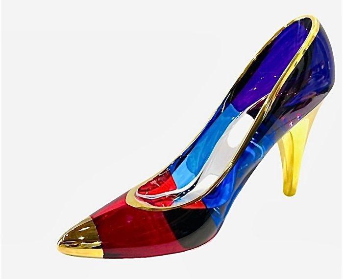 sculptuur, Cinderellas slipper - 20 cm - met, Antiek en Kunst, Antiek | Glaswerk en Kristal