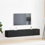 vidaXL Tv-meubelset 2 pcs Zwart eiken 100 x 30 x 30 cm, Verzenden, Nieuw