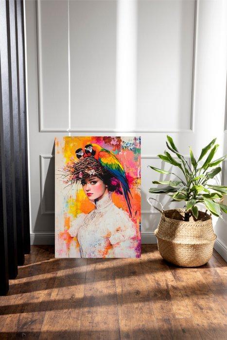 Andrea Di Martino ANDSAL 1991 - The Parrot Queens Reverie, Antiek en Kunst, Kunst | Designobjecten