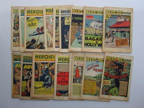 Heroïc Albums - 20 Magazines - Eerste druk - 1952/1956, Boeken, Stripverhalen