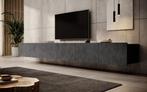 Meubella TV-Meubel Calabas grijs 300 cm hangend, Nieuw, Overige materialen, Minder dan 100 cm, 25 tot 50 cm