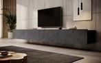 Meubella TV-Meubel Calabas grijs 300 cm hangend, Huis en Inrichting, Kasten |Televisiemeubels, Overige materialen, Verzenden, Nieuw