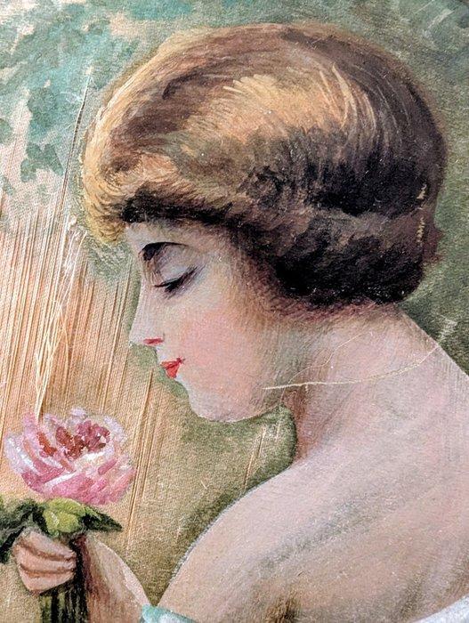 Maison Combe limoges - Mily - Boîte - Soie, Or, Antiek en Kunst, Kunst | Designobjecten