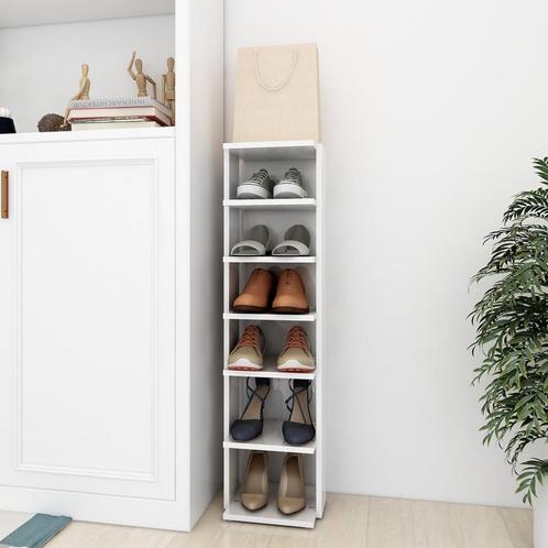 vidaXL Schoenenkast 27,5x27x102 cm bewerkt hout hoogglans, Huis en Inrichting, Kasten | Schoenenkasten, Nieuw, Verzenden