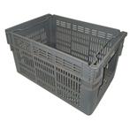 Magazijnbak met Grijpopening 600x400x300mm Geperforeerd, Ophalen of Verzenden