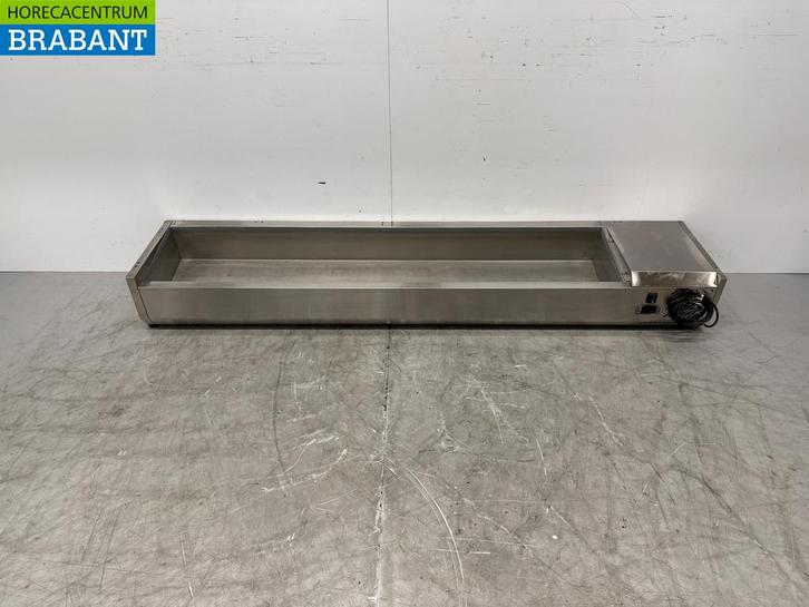 RVS Opzetvitrine Opzet koelvitrine saladière 9 x 1/3 GN 200, Articles professionnels, Horeca | Équipement de cuisine, Enlèvement ou Envoi