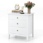 Tweedekans | Coast Nachtkastje met 3 Lades – 61x46x66 cm –, Ophalen of Verzenden, Nieuw