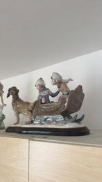 Lladró - Beeldje - Trineo - #5037 - 1979 - Keramiek, Antiek en Kunst, Antiek | Glaswerk en Kristal