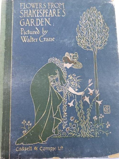 William Shakespeare/Walter Crane - Flowers from, Antiek en Kunst, Antiek | Boeken en Manuscripten