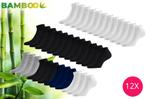 2dekans | Bamboo Sokken - 12 Paar- Wit/Zwart - maat 43-46, Kleding | Dames, Ophalen of Verzenden, Nieuw