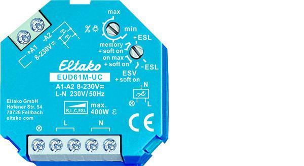 Eltako EUD Dimmer - 61100903, Doe-het-zelf en Bouw, Bouwverlichting, Verzenden