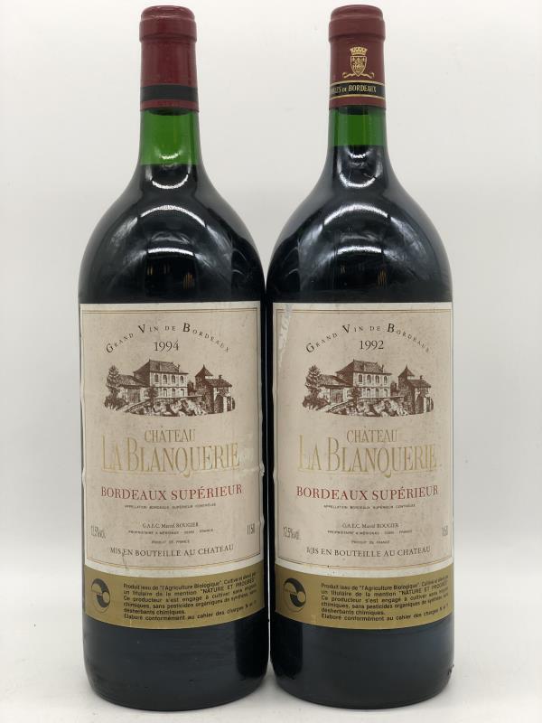 Dual vintage lot of 2 x 150cl (Magnum) Chateau La Blanque..., Verzamelen, Wijnen, Frankrijk, Rode wijn, Nieuw, Ophalen of Verzenden