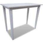 vidaXL Table de bar en bois Blanc, Maison & Meubles, Tables | Tables à manger, Neuf, Verzenden