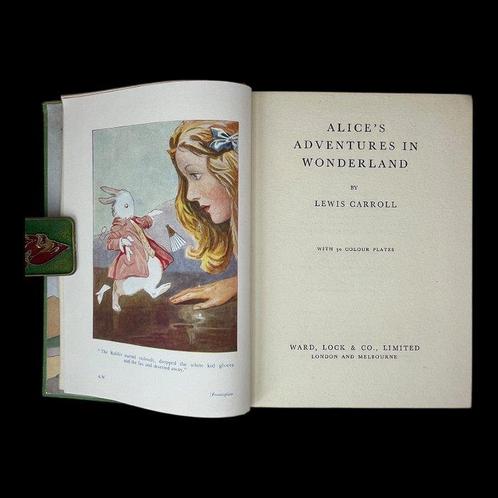 Lewis Carroll - Alice In Wonderland - 1920, Antiek en Kunst, Antiek | Boeken en Manuscripten
