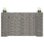 vidaXL Gabion plantenbak H-vormig 260x40x150 cm staaldraad, Tuin en Terras, Verzenden, Nieuw